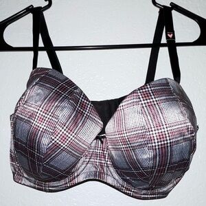 Victoria’s Secret plaid bra and underwear set.